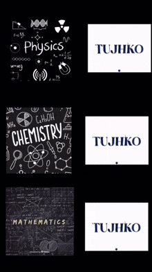 a poster for physics chemistry mathematics and kaise beetl