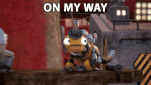 On My Way Click Clack GIF - On My Way Click Clack Dinotrux GIFs
