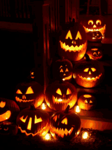 jack o lantern pumpkins halloween creepy