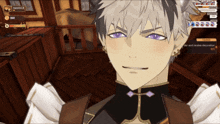 a screenshot of a video game shows a character with purple eyes and 160 coins