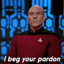 I Beg Your Pardon Picard GIF - I Beg Your Pardon Picard Star Trek GIFs