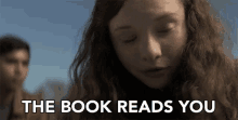 The Book Read You The Book Can See Through You GIF - The Book Read You The Book Can See Through You Creepy GIFs