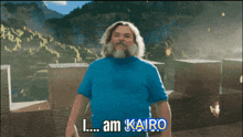 a man in a blue shirt says " i am kairo "