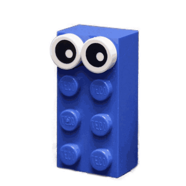 Blue store brick lego