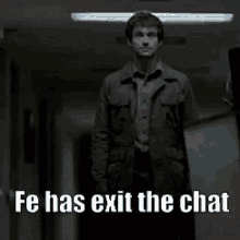 Fe Exit The Chat GIF - Fe Exit The Chat Walk Out GIFs