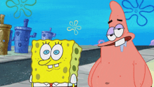 Spongebob And Patrick Blank Stare GIF - Spongebob And Patrick Blank Stare Idiot GIFs