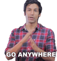 Go Anywhere Kanan Gill Sticker - Go Anywhere Kanan Gill Get Lost Stickers