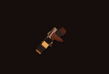 a pixel art drawing of a pirate with a hook on his head