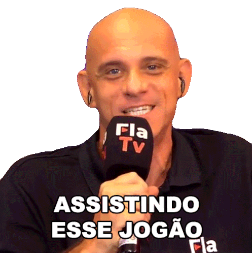 Assistindo Esse Jogão Marcelo Smigol Sticker - Assistindo Esse Jogão Marcelo Smigol Maringá X Flamengo Stickers