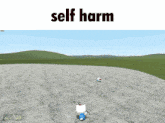 Self Harm Hello Kitty GIF - Self Harm Self Harm GIFs