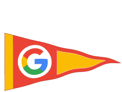 Google Drapeau Sticker - Google Drapeau Stickers