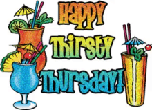 Happy Thirsty Thursday GIF