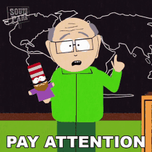 Pay Attention Mr Garrison GIF - Pay Attention Mr Garrison South Park GIFs