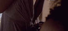 Nico Minoru Pulling Up Zipper Of Dress GIF - Nico Minoru Pulling Up Zipper Of Dress Deanoru GIFs