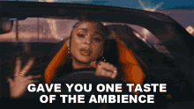 Gave You One Taste Of The Ambience Nia Sultana GIF - Gave You One Taste Of The Ambience Nia Sultana Ambience Song GIFs