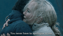 You Never Have To Apologize To Me Okay Nora Parker GIF - You Never Have To Apologize To Me Okay Nora Parker Goosebumps GIFs