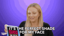 Its The Perfect Shade For My Face Cat Warner GIF - Its The Perfect Shade For My Face Cat Warner Perfect Shade GIFs