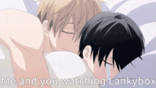 Lankybox Me And You Watching Lankybox GIF - Lankybox Me And You Watching Lankybox Gay Anime GIFs