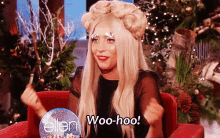 Lady Gaga Woohoo GIF - Lady Gaga Woohoo Excited GIFs