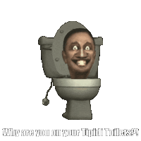 Skibidi Toiler Tipidi Toilets Sticker - Skibidi Toiler Tipidi Toilets Stickers