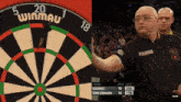 andrew gilding darts thumbs up 180 pdc
