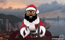 Blacksanta Christmas GIF