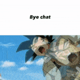 Goku Bye Chat GIF