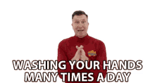 washing your hands many times a day simon pryce the wiggles wash your hands repeatedly