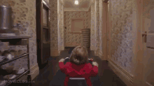 The Twins GIF - The Shining Tricycle Hallway GIFs