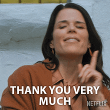 Thank You Very Much Maggie Mcpherson GIF - Thank You Very Much Maggie Mcpherson Neve Campbell GIFs