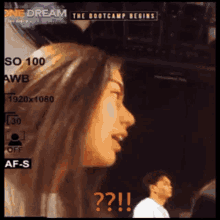 a video of a woman with the words " the bootcamp begins " on the bottom