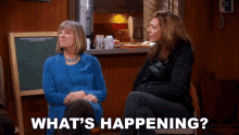 Whats Happening Bonnie Plunkett GIF - Whats Happening Bonnie Plunkett Allison Janney GIFs