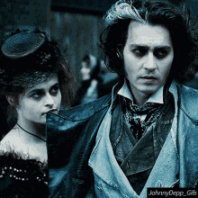 Johnny Depp Helena Bonham Carter GIF - Johnny Depp Helena Bonham Carter Sweeney Todd GIFs
