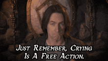 Crying Is A Free Action Matt Mercer GIF - Crying Is A Free Action Matt Mercer Dungeons And Dragons GIFs