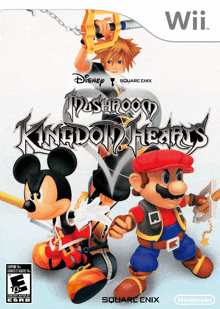 Mushroom Kingdom Kingdom Hearts GIF