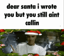 Dear Slim Dear Santa GIF - Dear Slim Dear Santa Stan Meme GIFs