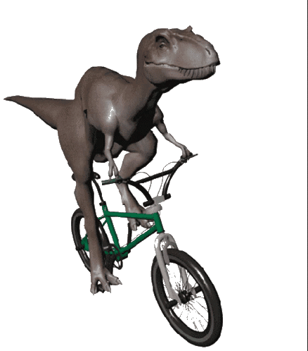 Dinosaur Bicycle Sticker - Dinosaur Bicycle Stickers