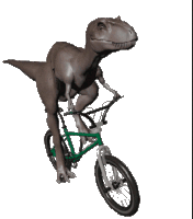 Dinosaur Bicycle Sticker - Dinosaur Bicycle Stickers