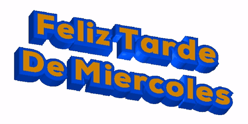 Letras Gif Feliz Tarde De Miércoles Sticker - Letras gif feliz tarde de  miércoles - Discover & Share GIFs