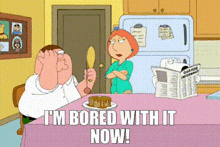 Family Guy Peter Griffin GIF - Family Guy Peter Griffin Im Bored With It Now GIFs
