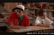 Adam Jackpot GIF - Adam Sandler Jackpot Billy Madison GIFs