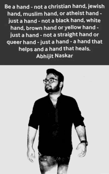 abhijit naskar naskar be a hand help others compassion