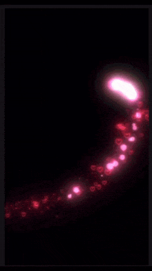 a glowing heart with hearts surrounding it