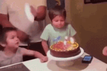 birthday siblings jealous bday cake