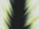 a black and yellow background with a few lines coming out of it