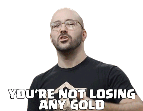 Youre Not Losing Any Gold Seth Sticker - Youre Not Losing Any Gold Seth Clash Royale Stickers