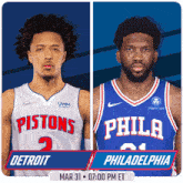 Detroit Pistons Vs. Philadelphia 76ers Pre Game GIF - Nba Basketball Nba 2021 GIFs