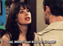 Just Kiss Me Already New Girl GIF - Just Kiss Me Already New Girl Jesse GIFs