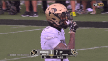 a football game between colorado and ucf is being broadcast on fox cbs