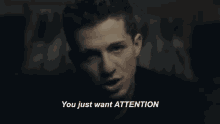 Attention Just Want GIF - Attention Just Want Charlie Puth GIFs